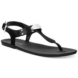 Michel kors jelly thong sandles